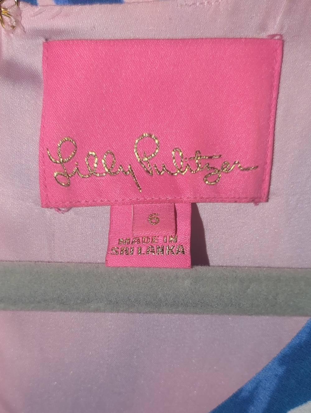 Lilly Pulitzer Pink And Blue Dress/Romper EUC - Picture 6 of 7
